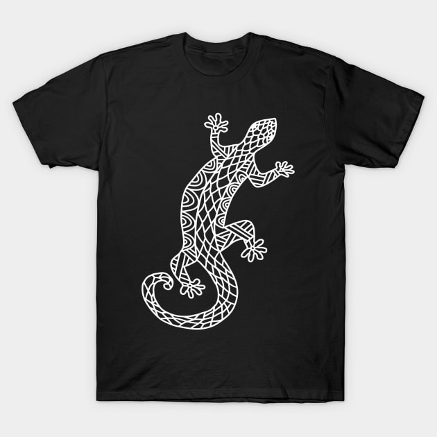 Zentangle Lizard T-Shirt by StacysCellar